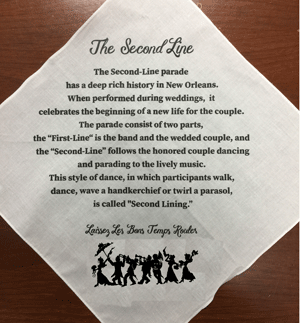 second line handkerchiefs